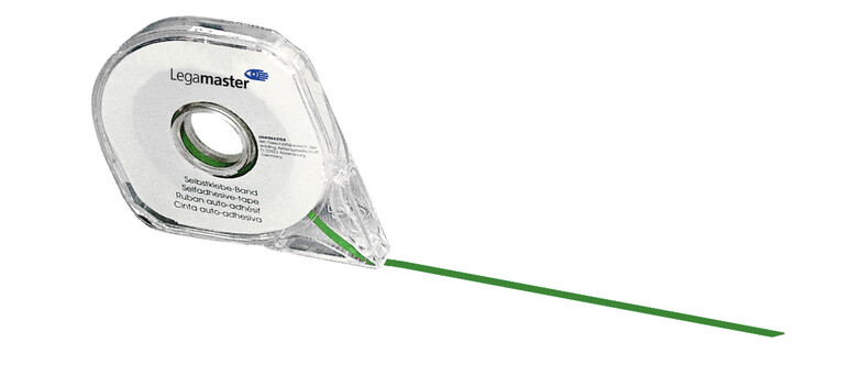 Verdeeltape Legamaster 2,5mmx16m groen