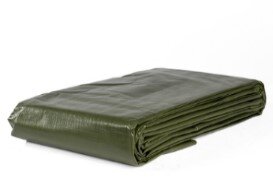 Containerafdeknet PP knooploos groen 3.5x7m