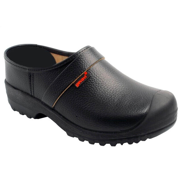 Gevavi klompschoen zwart   pu s3 45