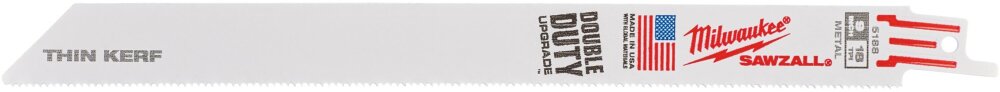 Afbeelding voor Milwaukee reciprozaagblad metaal 230mm (5)