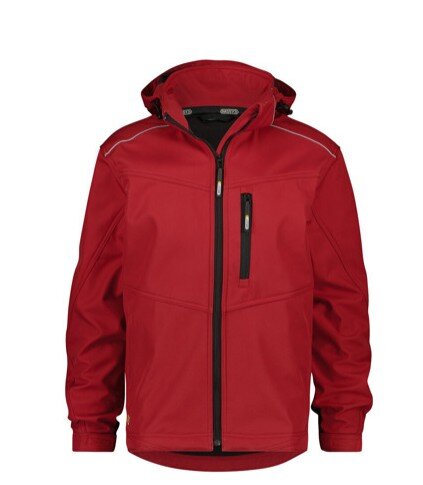 Dassy softshell Tavira rood XS