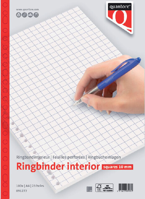 RingbandInterieur Quantore A4 23-gaats ruit