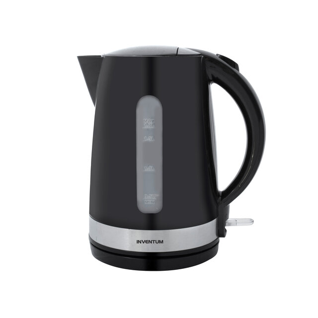 Waterkoker Inventum 1.7liter zwart met rvs