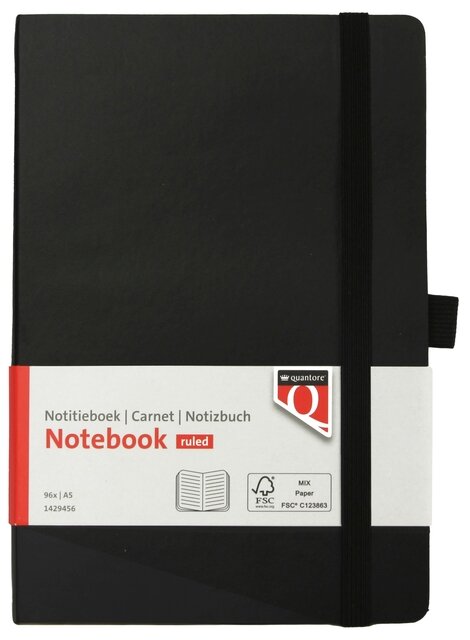Notitieboek Quantore A5 flex lijn 192blz 80gr