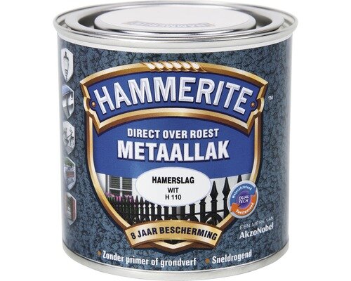 Hammerite hoogglans wit       250ml