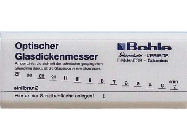 Glasdiktemeter kunststof