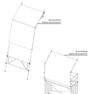 Altrex staander tbv doorwerkkap