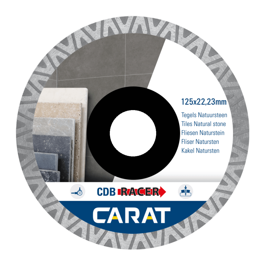 Carat diamantzaag 125x22,23 mm CDB Racer