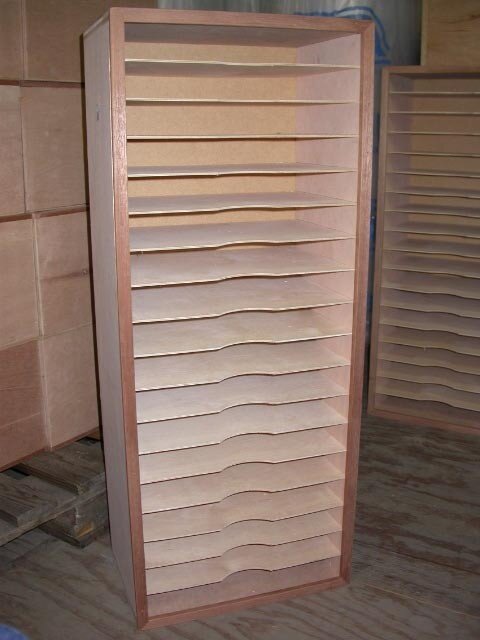 Tekeningkast triplex        18 vaks #