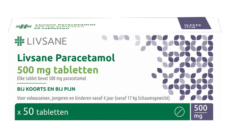 Paracetamol 500mg tablet, 50st