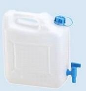 Jerrycan met kraan wit 12 liter