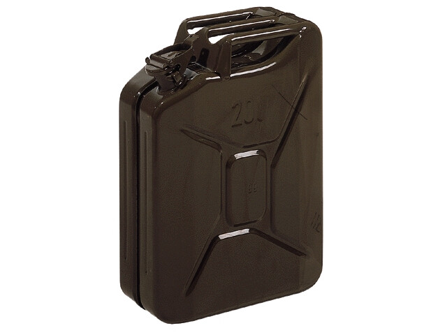 Jerrycan staal groen          10ltr