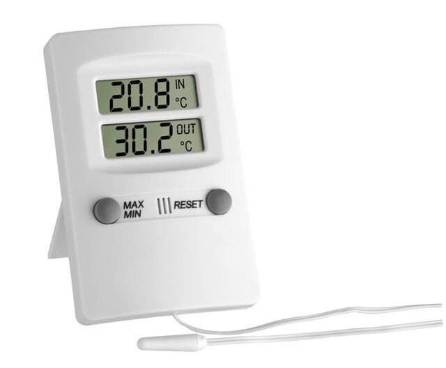 Binnen/buitenthermometer   digitaal