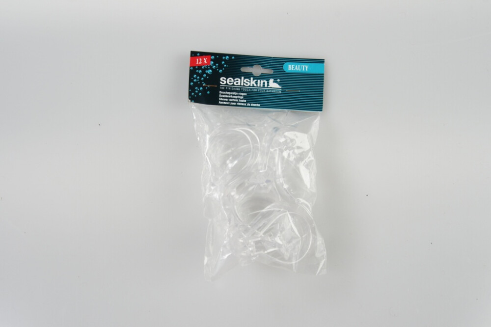 Sealskin Clips Douchegordijnringen (12 stuks)