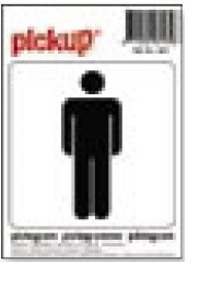 Pickup pictogram         heren