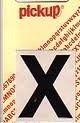 Pickup letter x zwart          40mm