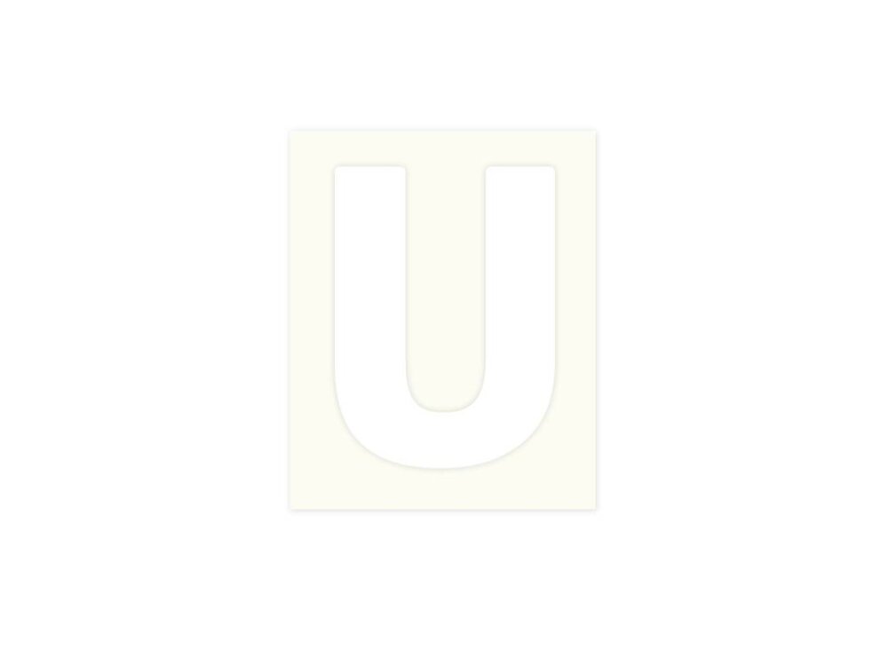 Pickup letter t wit            80mm