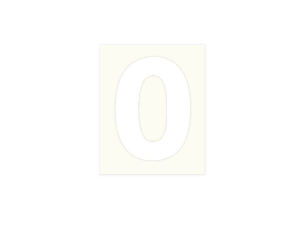 Pickup letter y wit            80mm
