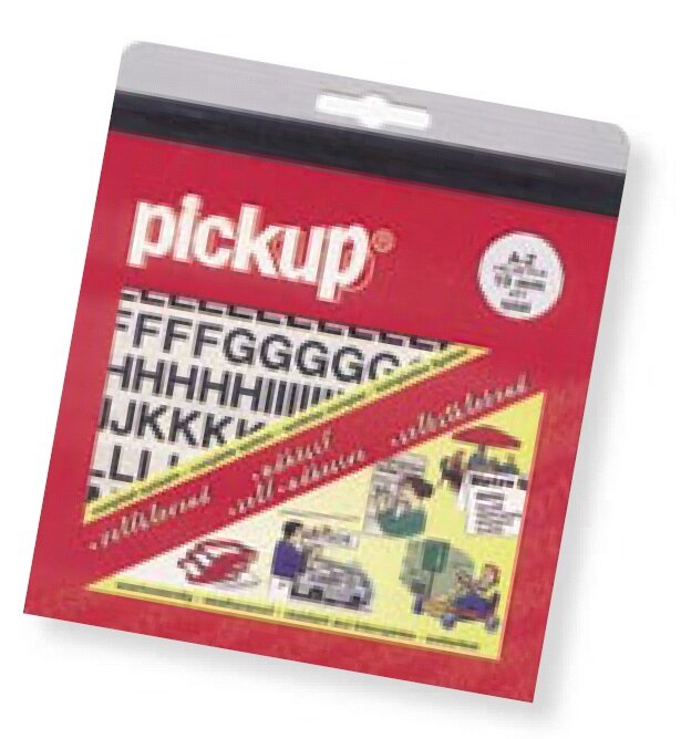 Pickup letter j wit            60mm