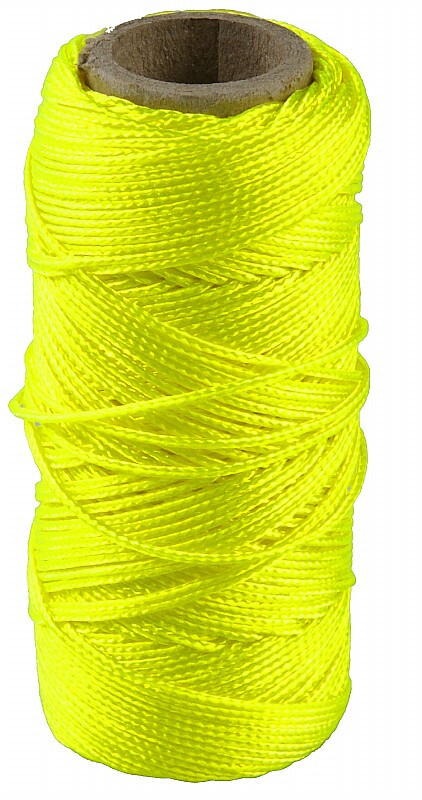 Metselkoord fluor geel 1mm 50m