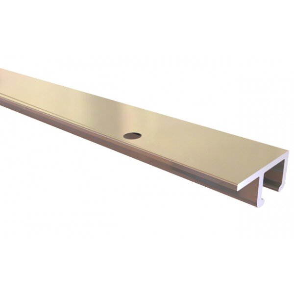 Schilderij u-rail wit         200cm