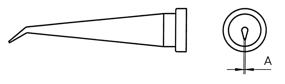 Weller soldeerstift 0.25mm   lt-1lx