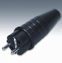 Rubber contactstop 10/16a      250v