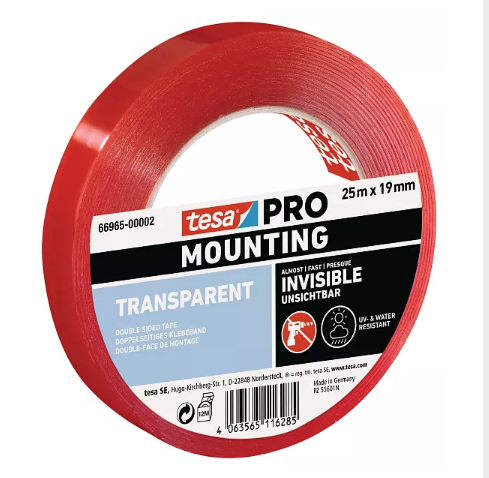 Tesa dubbelzijdige tape 19mm x 25m