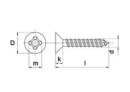 Spaanpl.schroev.geg.      pk 3.0x10