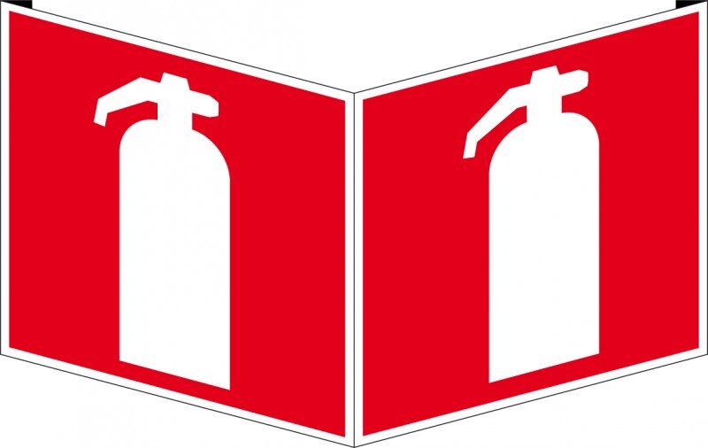 Pictogram brandblusser wig
