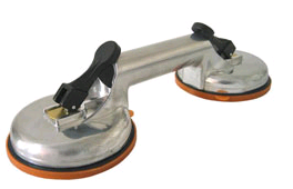 Glasdrager m. 2 zuignappen     50kg
