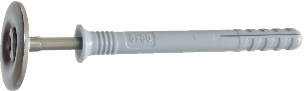 Hufner nagelplug rvs a2       m6x40
