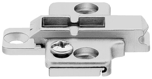 Blum clip kruismontageplaat     0mm