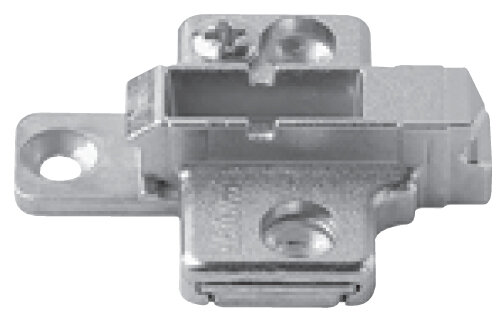 Blum clip kruismontageplaat     3mm
