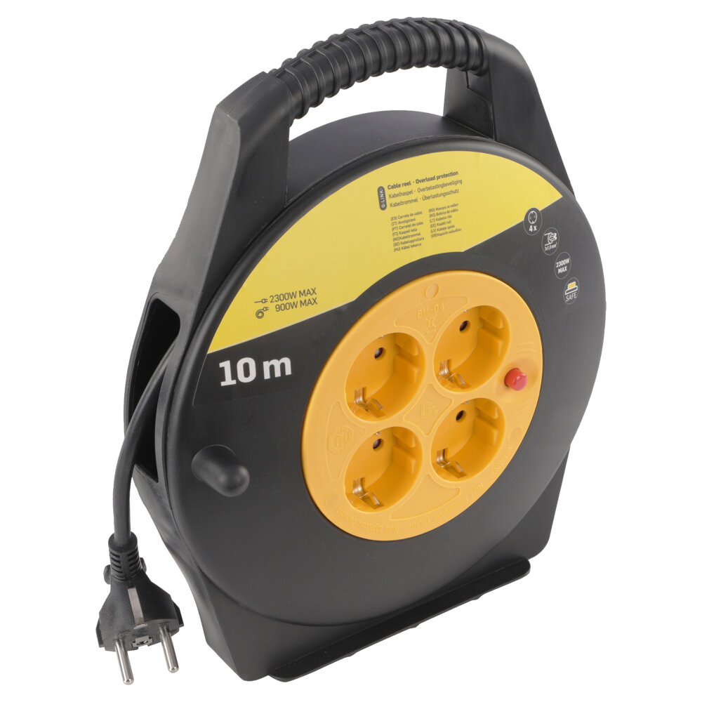 Q-Link Kabelhaspel klus ra 3x1.0mm2 10m