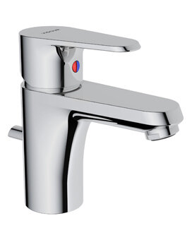 Wastafelmengkraan chroom laag model