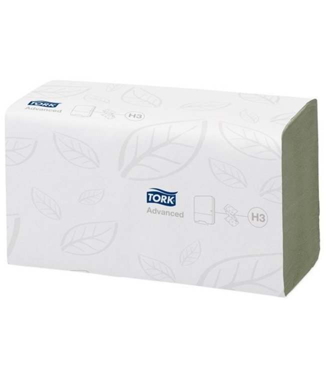 Tork Zachte Z-vouw Handdoek groen 24,8x23cm