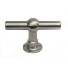 Fm deurkruk T 14mm              rvs