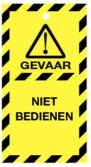 Waarschuwingsbord 