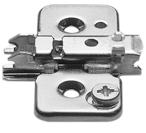 Blum kruismontageplaat          0mm