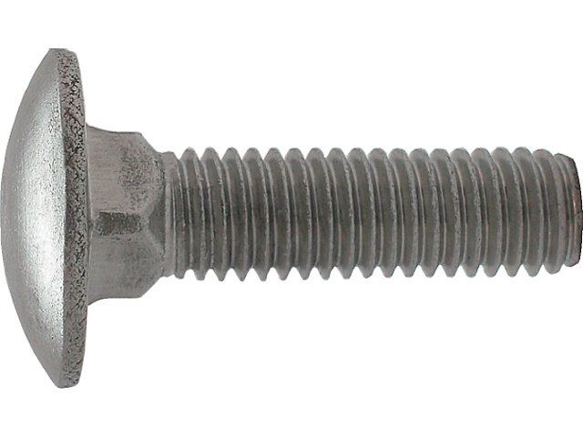 Slotbout DIN 603 zonder moer verzinkt M6 X 25