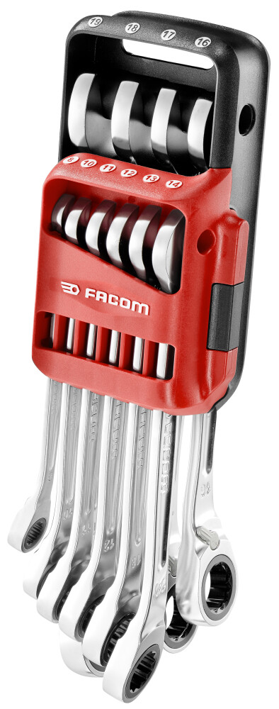 Facom steekringratelsleutelset 10dlg