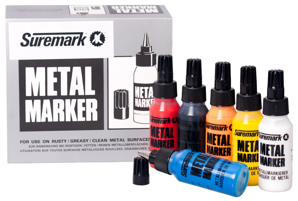 Suremark metaalmarker geel 45ml (10)