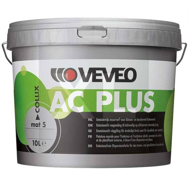 Veveo muurverf wit 10 liter