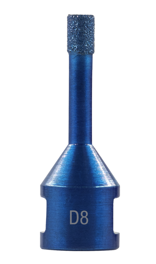 Vaccum wax droogboor 8mm - m14