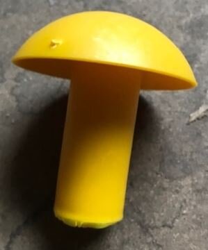 Beschermkap paddestoel ska 8 16 v.6x125 geel