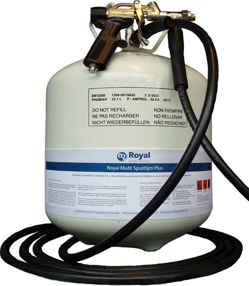 Royal multi spuitlijm plus 18 ltr in vat