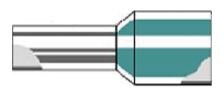 Weidmüller adereindhuls blauw 0.25mm² (500)