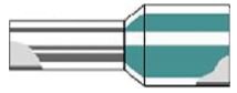 Weidmüller adereindhuls zwart 1,5mm²  (100)