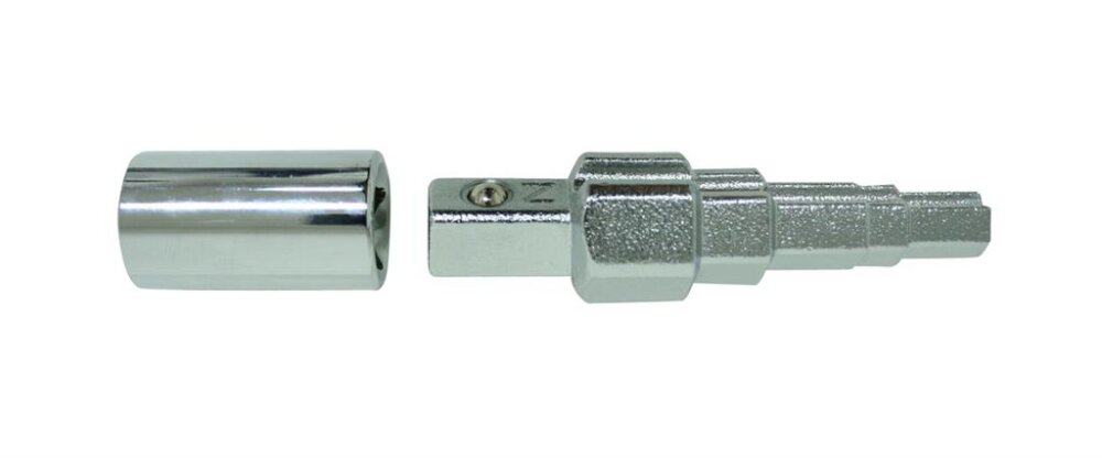 Skandia radiatorsleutel met adapter 1/2